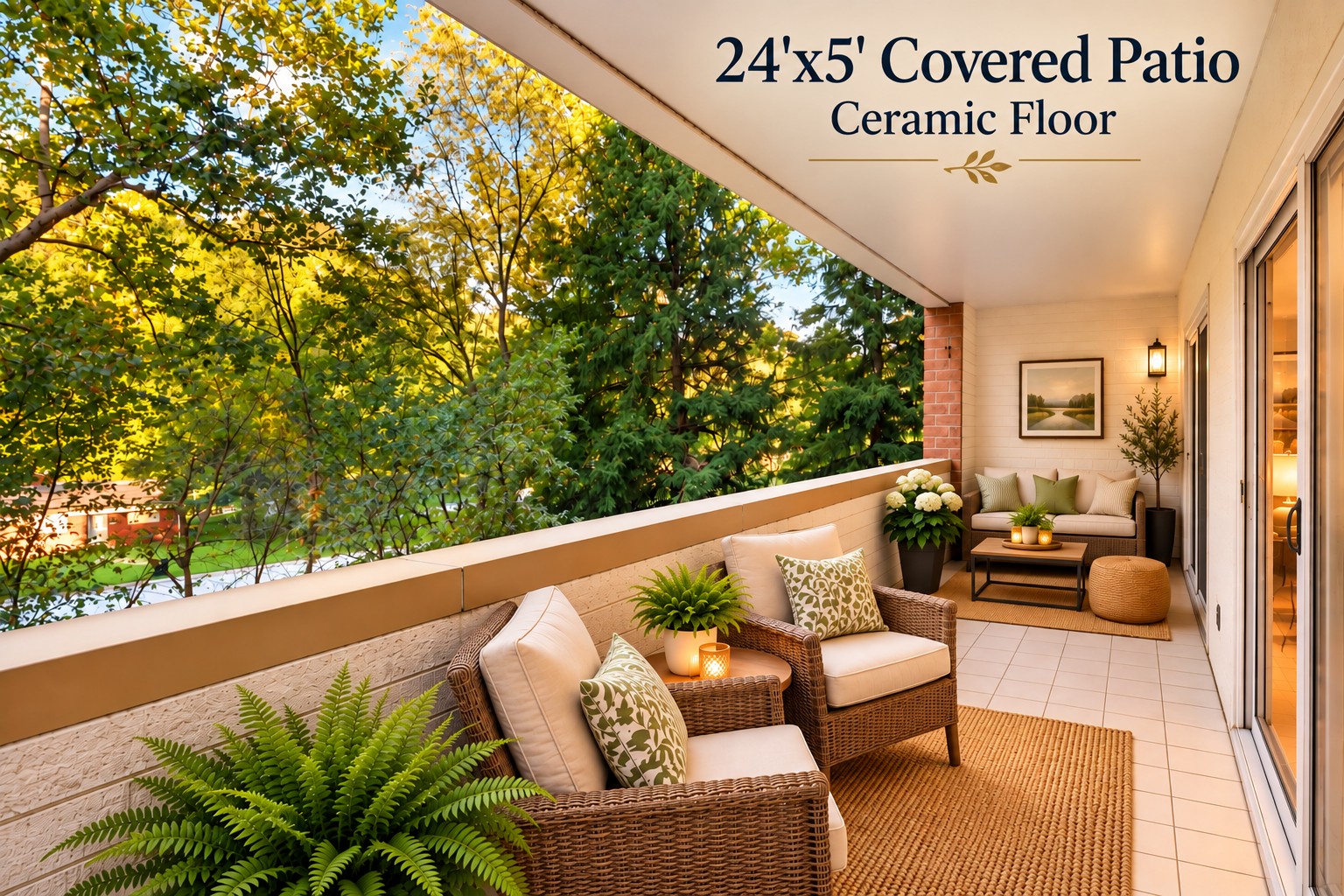 Covered patio
